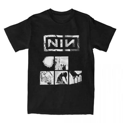 Майка Five Inch Box, футболка Nine Inch Nails, футболки в пляжном и уличном стиле, футболки Харадзюку для мужчин и женщин, футболки с коротким рукавом.