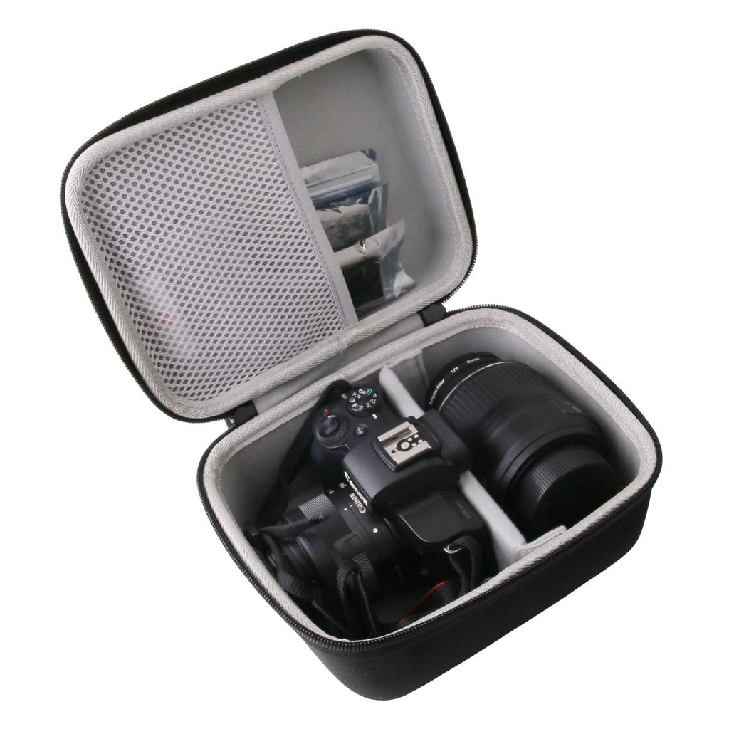 Футляр для хранения WAIYUJP, совместимый с беззеркальными камерами Canon EOS LUMIX, защитный футляр для хранения R100/EOS R50/Panasonic FZ80/FZ85/FZ70, однообъективный