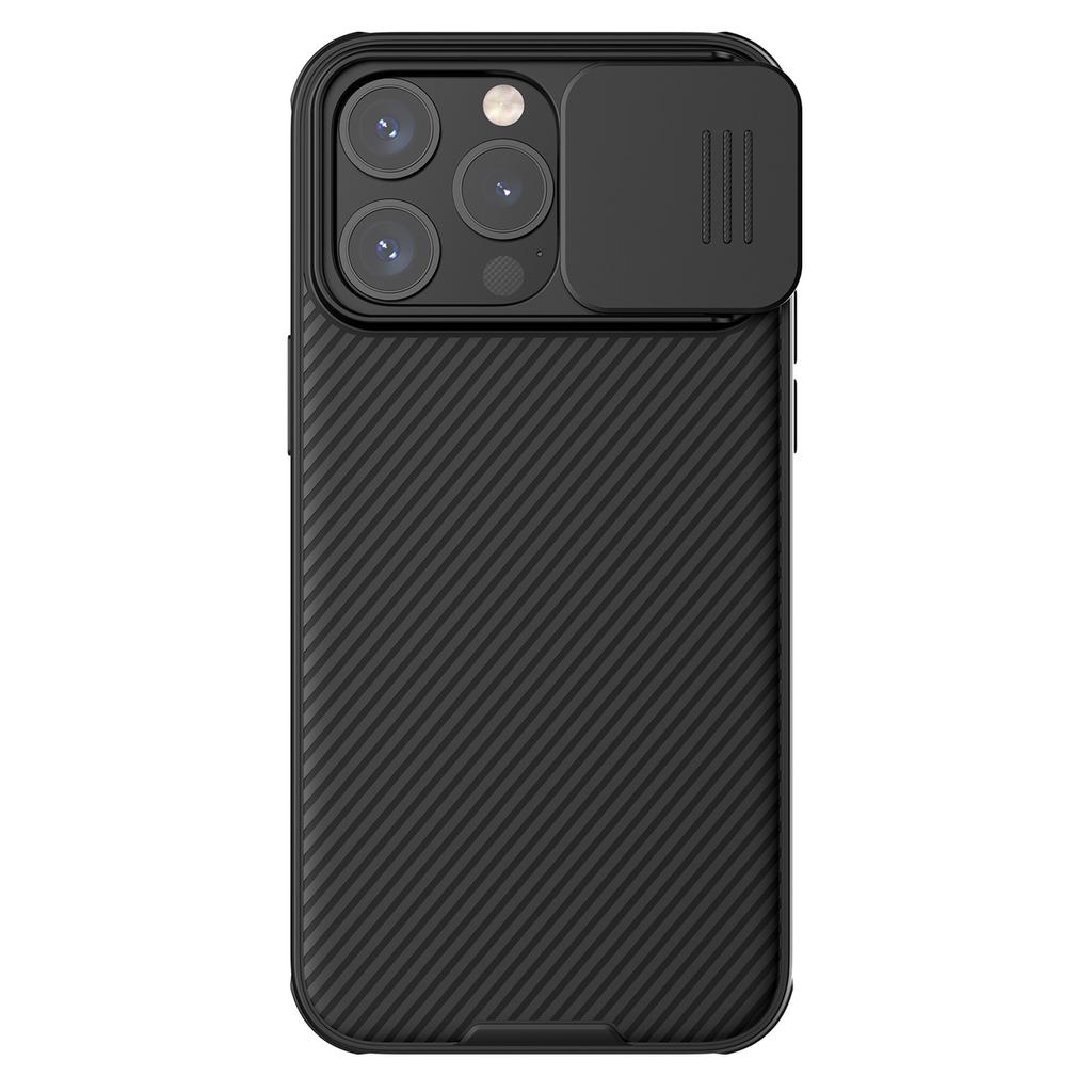 Nillkin CamShield Pro Magnetic Rugged Case for iPhone 15 Pro Max with Camera Cover - Black