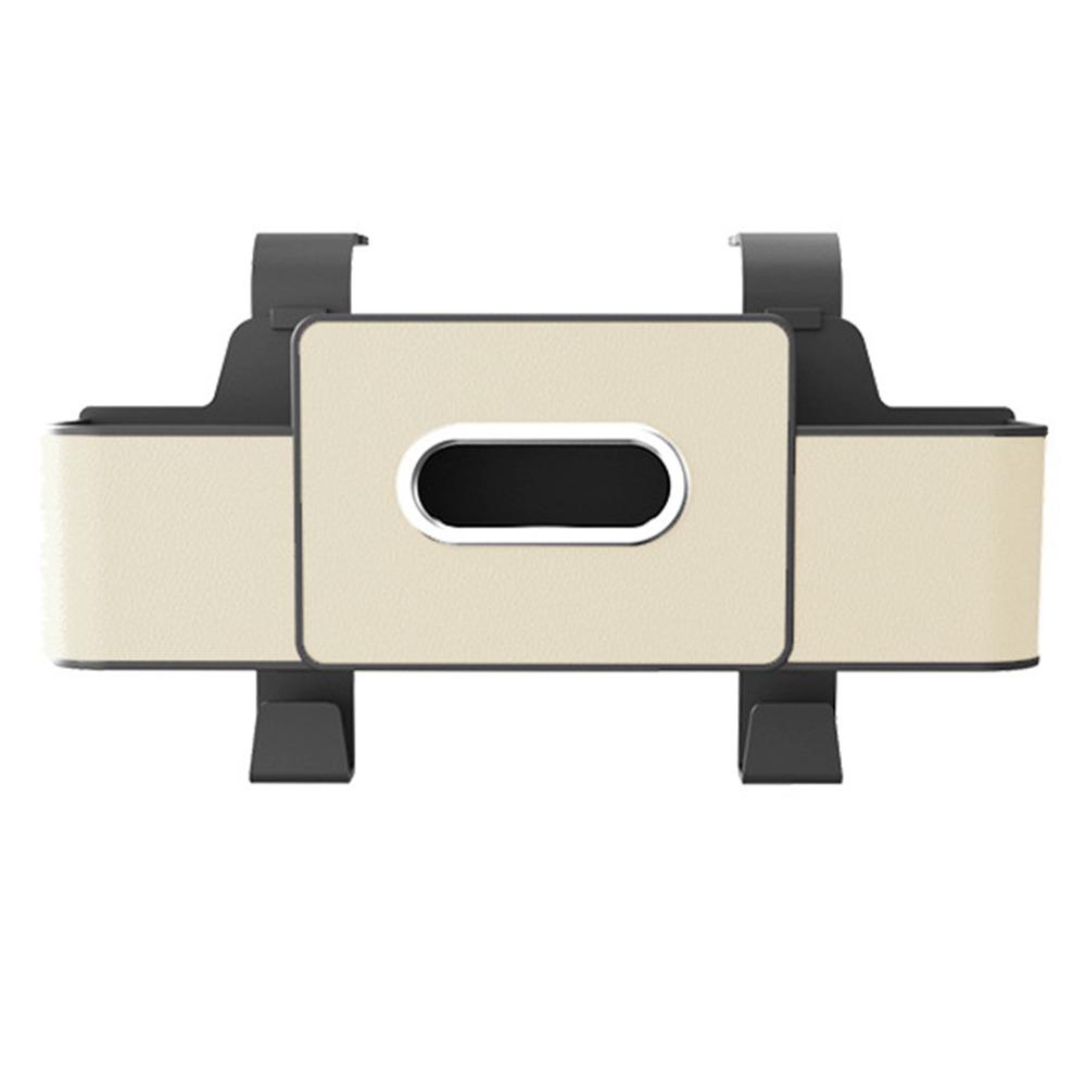 Partition Design Car Drink Cup Holder Water-proof Vehicle Tissue Box Car Rear Seat Organizer Bag
