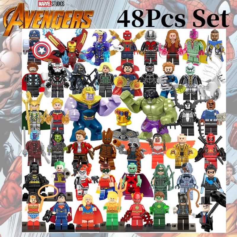 Высококачественный АБС-пластик Супергерой Мок Строительные блоки Набор игрушек Сделай сам для детей