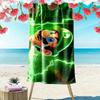 Luigi & Mario Car Trip Print Beach Towel, Large Soft Quick Dry Towel for Beach Camping Swimming