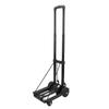 Folding Hand Truck 4 Wheels Iron Tube 99.2 Lb Load Bearing Foldable Luggage Trolley Cart for Travel 