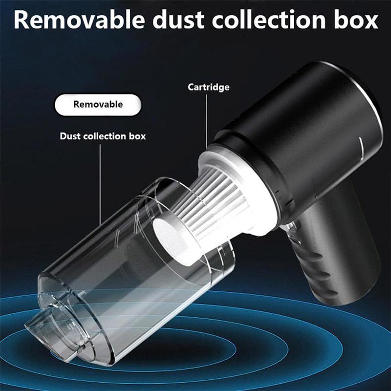 NEW Portable Vacuum Cleaner Mini Cordless Household Hoover Strong Suction Rechargeable Dust Collector for Cars Keyboard Gaps