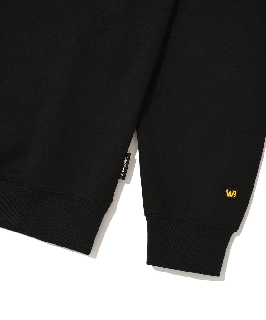WACKY WILLY Kiki And Lily Graphic Sweatshirt Black