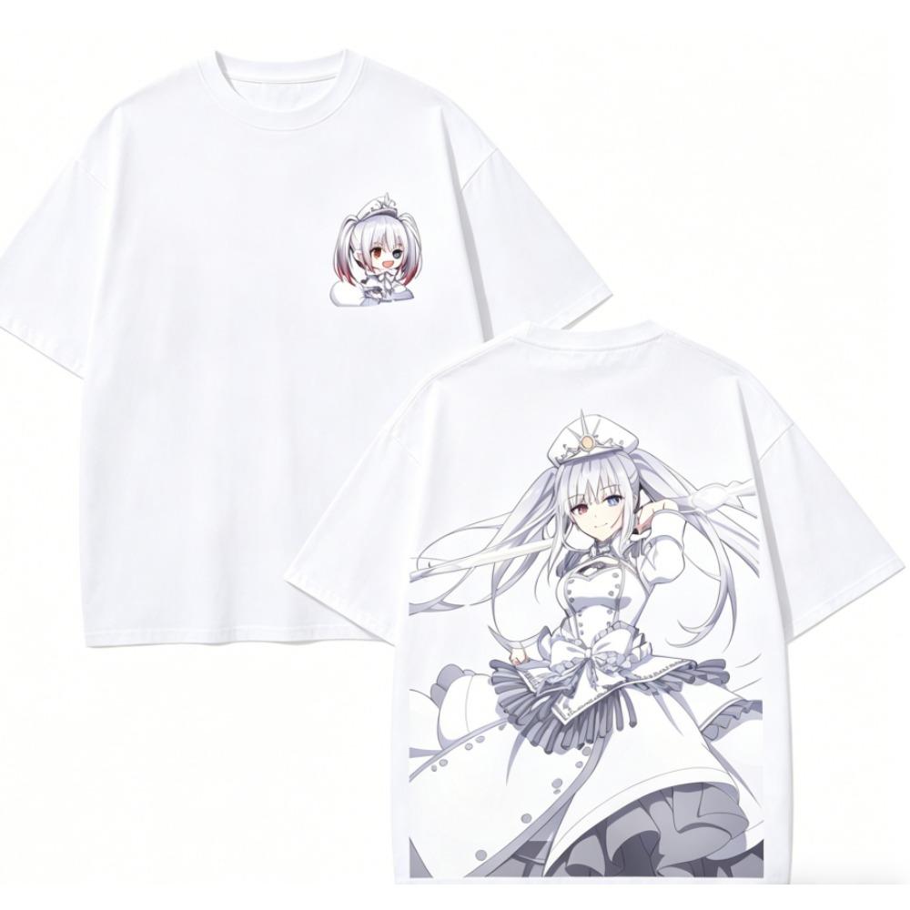 Футболка для любителя аниме Date A Live Одежда на весь год индивидуальность Одежда Большой размер Унисекс Новая модель Для пар высокое качество мягкая
