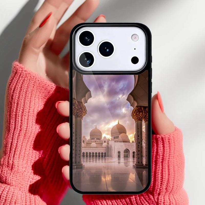 Islam Muslim Mosque Phone Case for iPhone 17 16 15 14 13 Pro Max Back Cover for 12 11 Pro Coque