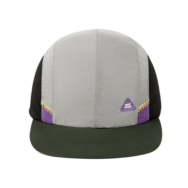 Солнцезащитный козырек функция ветрозащитная бейсболка ретро с плоским козырьком для улицы пешего туризма тонкая сочетание цветов родительско-детская бейсболка