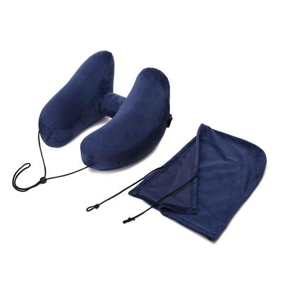 Mogoti Neck Air Travel Neck Pump Neck Удобный для компактной шляпы для путешествий за границу Ночной расслабляющий чехол для хранения Синяя подушка, Подушка, Подушка,