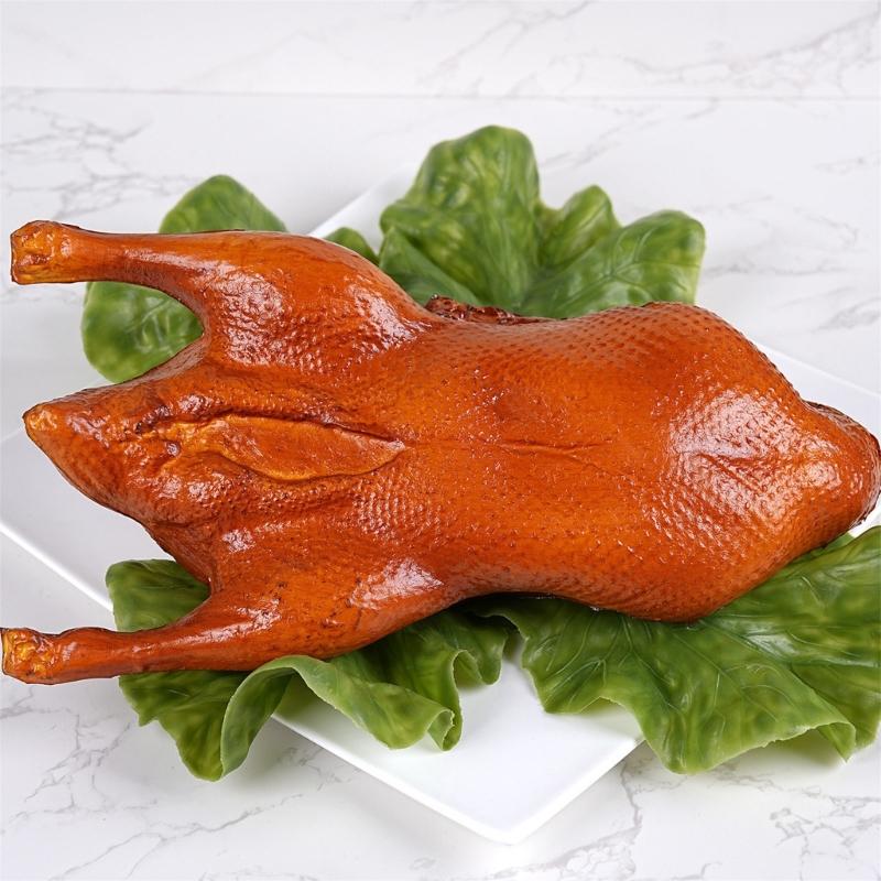 Реалистичная жареная утка Искусственная жареная курица Реалистичная вареная курица ломтиками Для украшения кухни Ресторанная выкладка