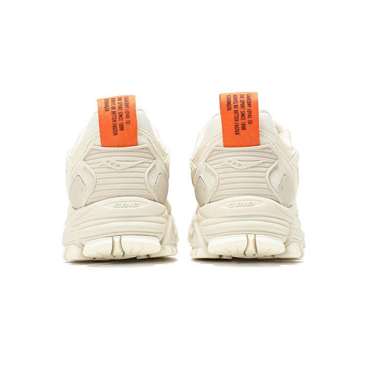 SAUCONY Armor Ретро Ткань Кожа Нескользящие Прочные Низкие Повседневные Кроссовки Унисекс кроссовки Белый S79044-3