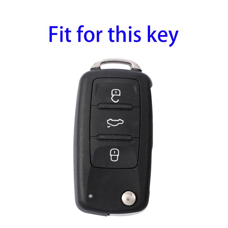 Чехол для ключей из ТПУ для VW Volkswagen Polo Tiguan Passat B5 B6 B7 Golf 4 5 6 MK6 Jetta Lavida для Skoda Octavia, аксессуары для автозащиты