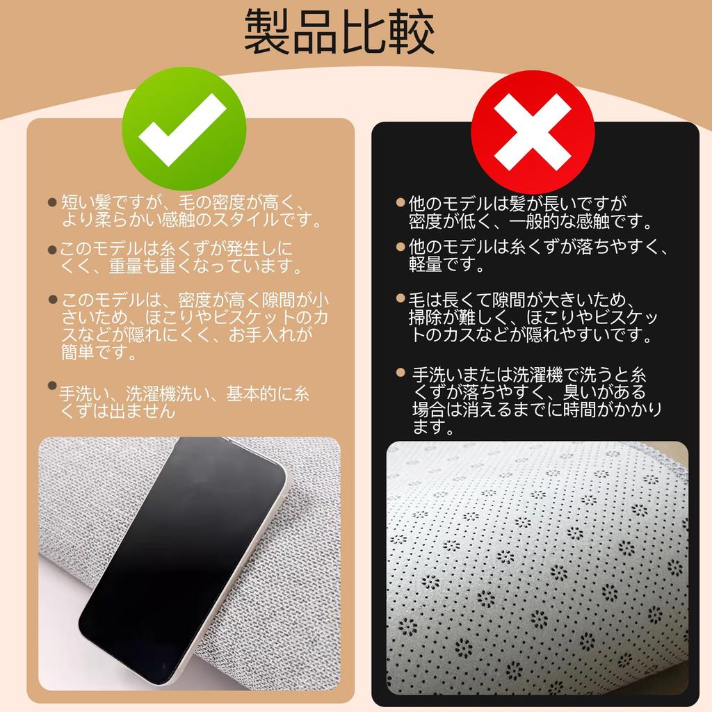 SXYITE Washable Dust Mite Soft and Stylish Nordic Style Rug for Living Room Rug, Non-Slip Rug, 2-Tatami Size, Resistant, Flannel, Fluffy, (Hanazono,