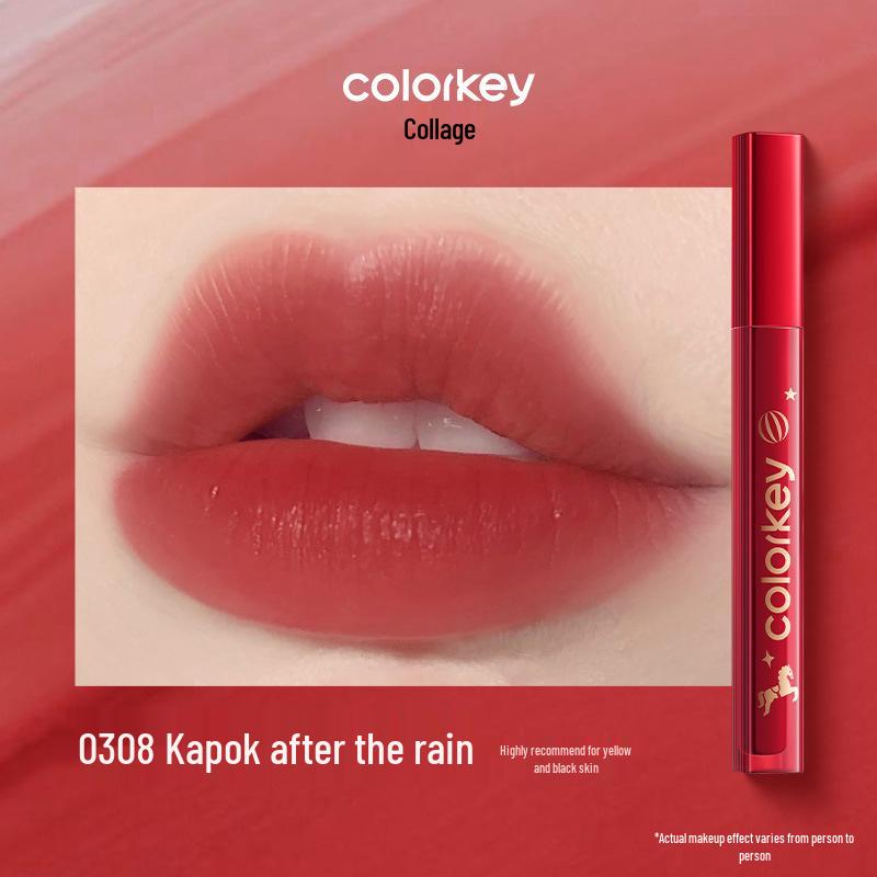 Colorkey Водяная дымка для губ: Непереводимая губная помада Qixi Capybara для женщин