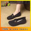Fashion Casual Non-slip Soft-soled Maternity Shoes Doudou Shoes Flat-soled Mother Shoes Old Beijing Cloth Shoes Women's 2025 Autumn New Models