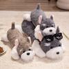 Животное лежащая собака кукла плюшевая игрушка шнауцер кукла детская успокаивающая тряпичная кукла подарок на день рождения