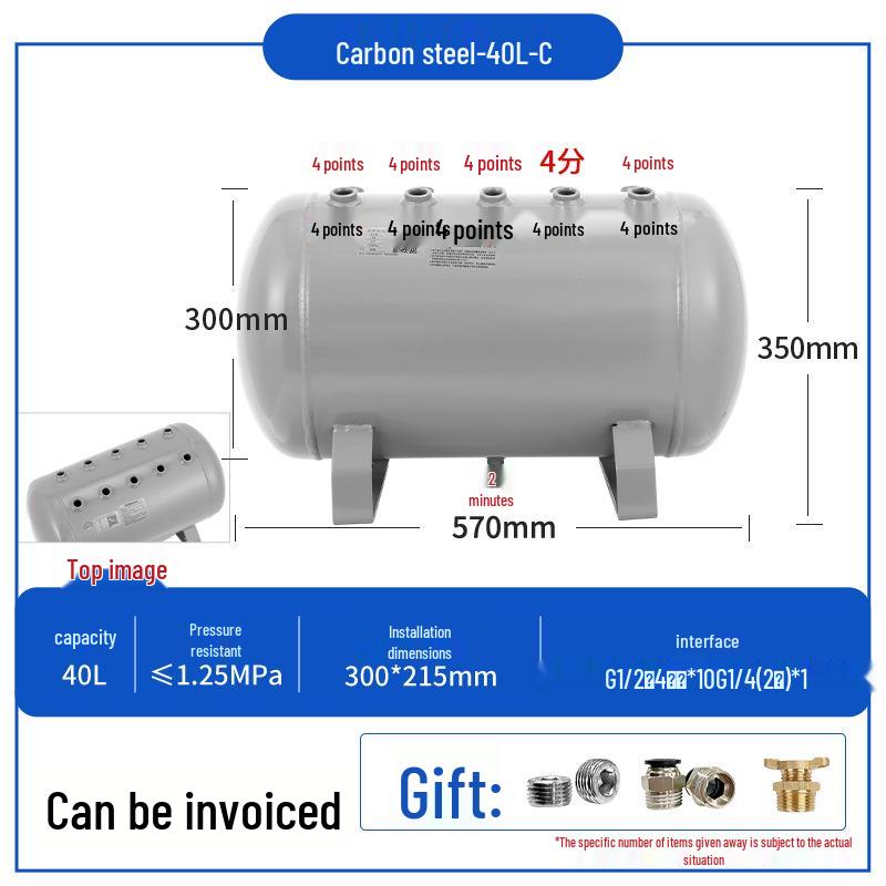 Compact Air Tanks 2L-60L - Ideal for Compressors and Vacuum Systems