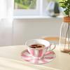Керамическая чайная чашка и блюдце 180 мл для наслаждения кофе и чаем
