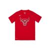 NBA Chicago Bulls Logo T-Shirt Comfortable Breathable Short Sleeve Kids Tops Red 3Z2B7BBWZ-BUL