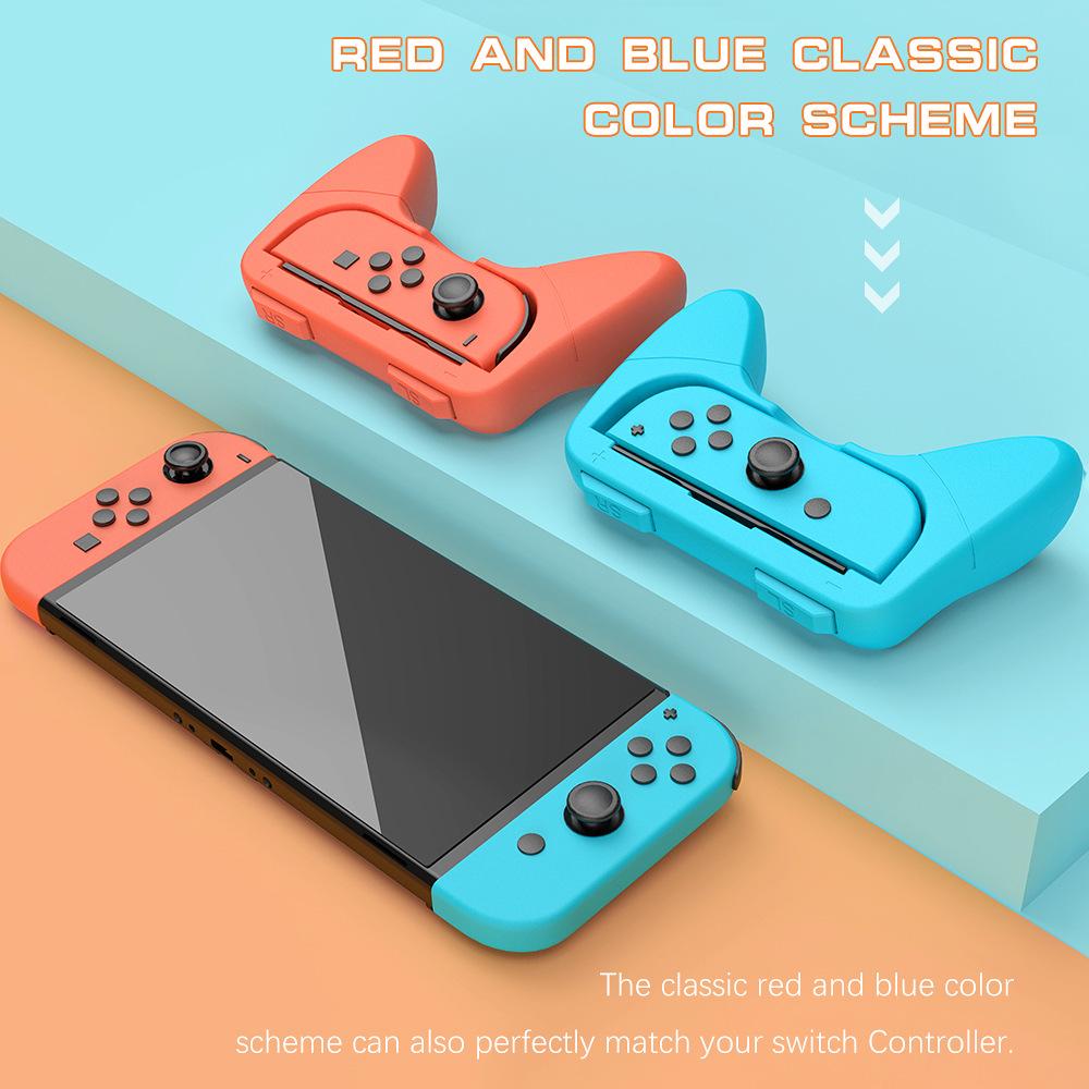 Подходит для переключателя Nintendo, переключатель ручки Joy-Con, OLED, левая и правая ручка, кронштейн, игровая ручка