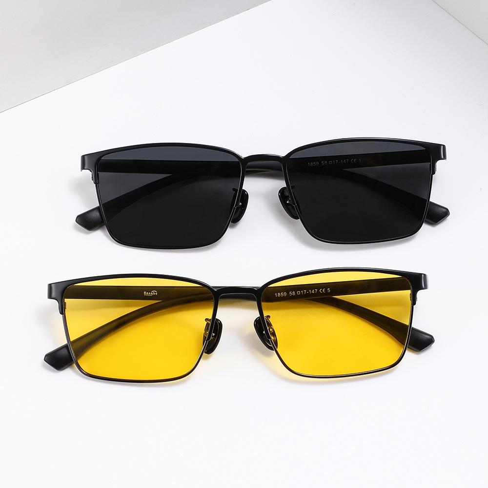 Adult Metal Polarized Sunglasses Versatile Sunscreen Outdoor Sunshade Fashion Glasses UV Protection Eyewear for Men Women
