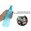 Water Bottle TPU Folding Soft Water Bottle Outdoor Sports Water Bottle Foldable 250/500ML Water Bag Running Camping Hiking