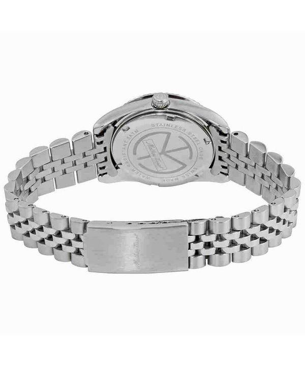 Mathey-Tissot Mathy III Кварцевые женские часы из нержавеющей стали с черным циферблатом D810AN