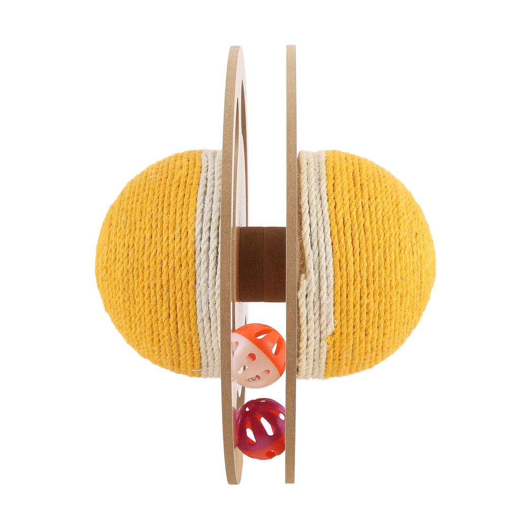 Cat Scratching Ball Toy Sisal Protect Furniture Stylish Look Cat Scratcher Ball for Indoor Home