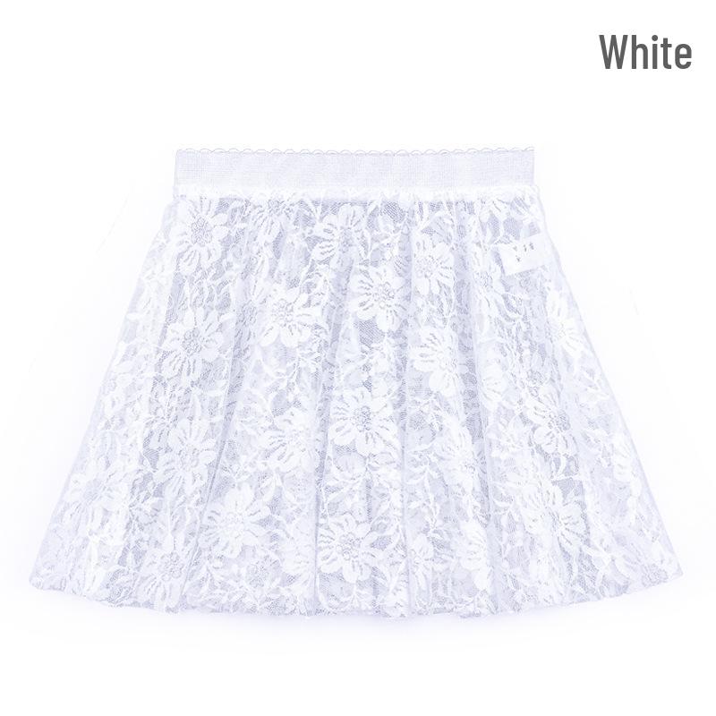 Girls' Chiffon Ballet Skirt - Toddler Dance Costume with Lace Trim