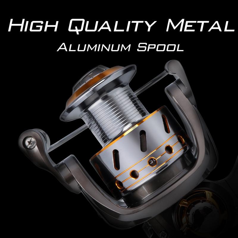 Рыболовная катушка 12 + 1BB, цельнометаллические спиннинговые рыболовные катушки, карп, окунь, уличная пресноводная рыбалка в соленой воде