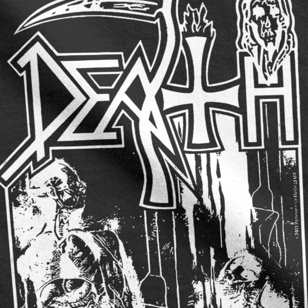 Death Band Мужские футболки Новинка Футболка Футболка с коротким рукавом и круглым вырезом Футболка из хлопка Новое поступление одежды