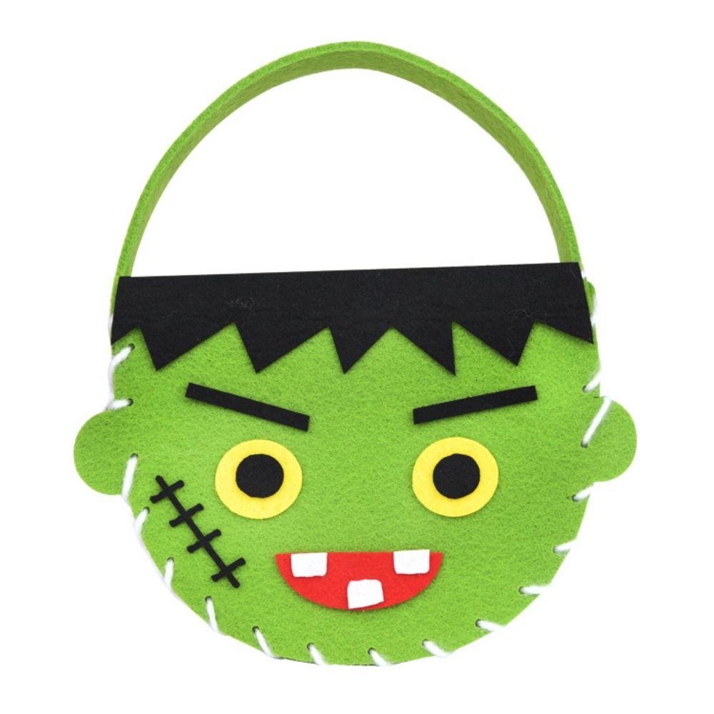 Trick Or Treat Halloween Candy Bag Halloween Decoration Gift Basket Party Halloween Bag For Kids