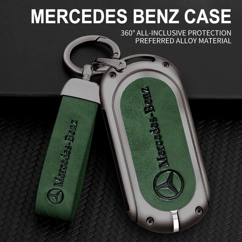 CRV1 Alloy Style Car Key Case Cover Shell Fob Key Case Waterproof For Mercedes Benz 2021 C/S Class W223 W206 S350L S400L S450L S500L