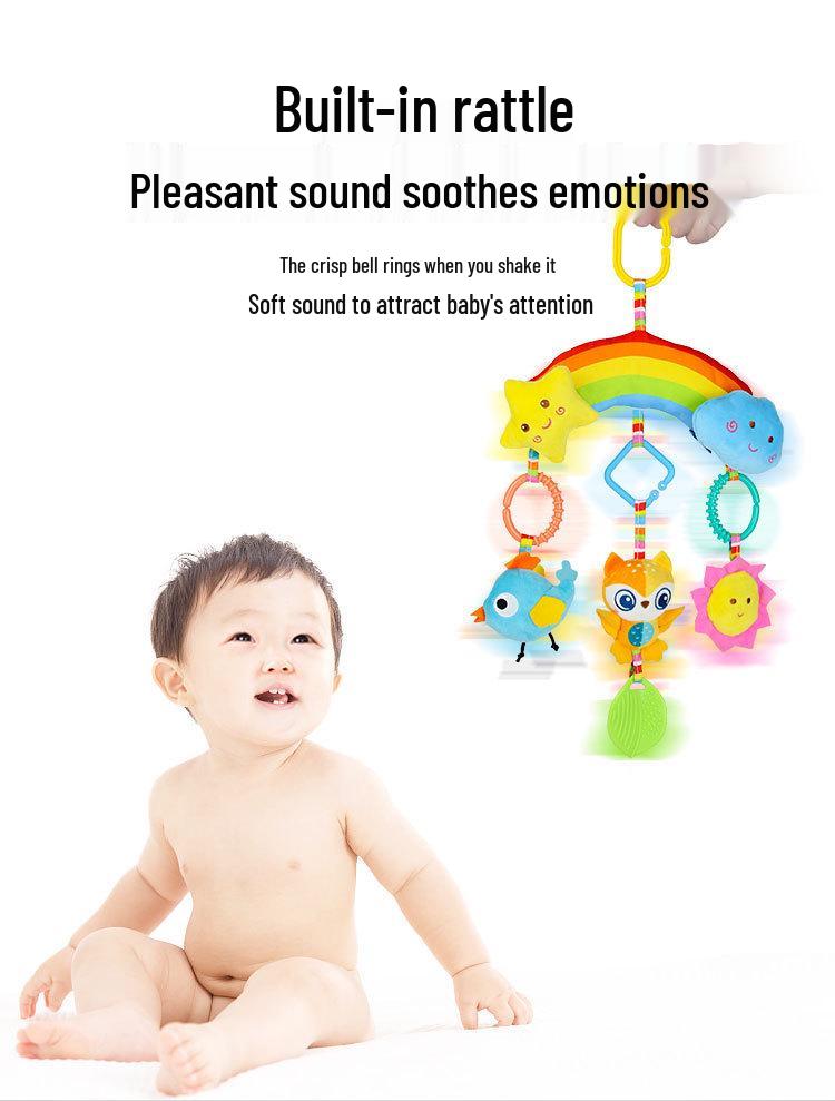 Aipinqi Animal Stroller Plush Hanging Rattle Toy for Babies