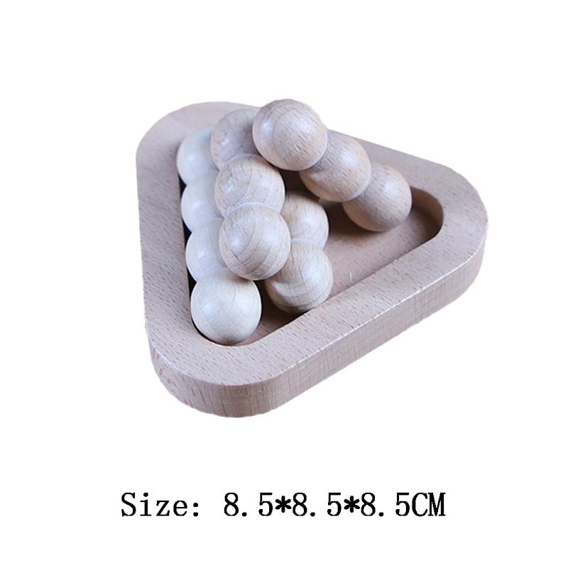 Деревянный замок Kong Ming Lu Ban Lock IQ головоломка Inteligencia Rompecabezas 3D De Madera Монтессори развивающие игрушки