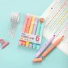 6 шт./компл. пастельных цветов маркер-ручка Macaron маркеры флуоресцентные ручки маркеры для рисования милые канцелярские принадлежности для школы