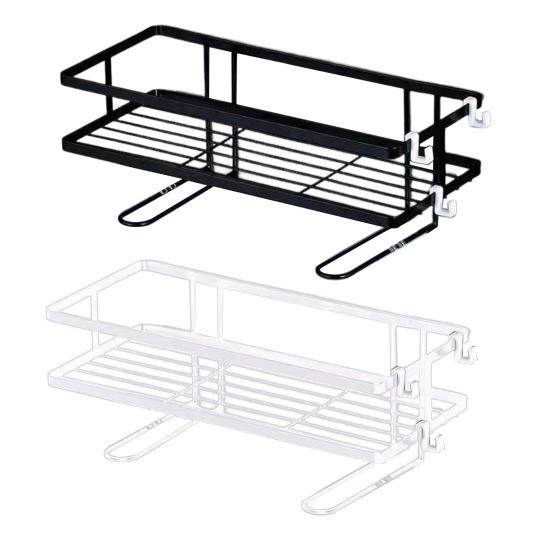 Органайзер для туалета, полка для хранения вещей, устойчивая к коррозии, прочная, несущая способность, не требующая сверления, полка для туалета