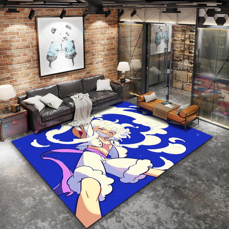 One Piece Gear Carpet Rug For Living Room Bedroom Home Sofa Decoration,kids Play Nonslip Floor Mat