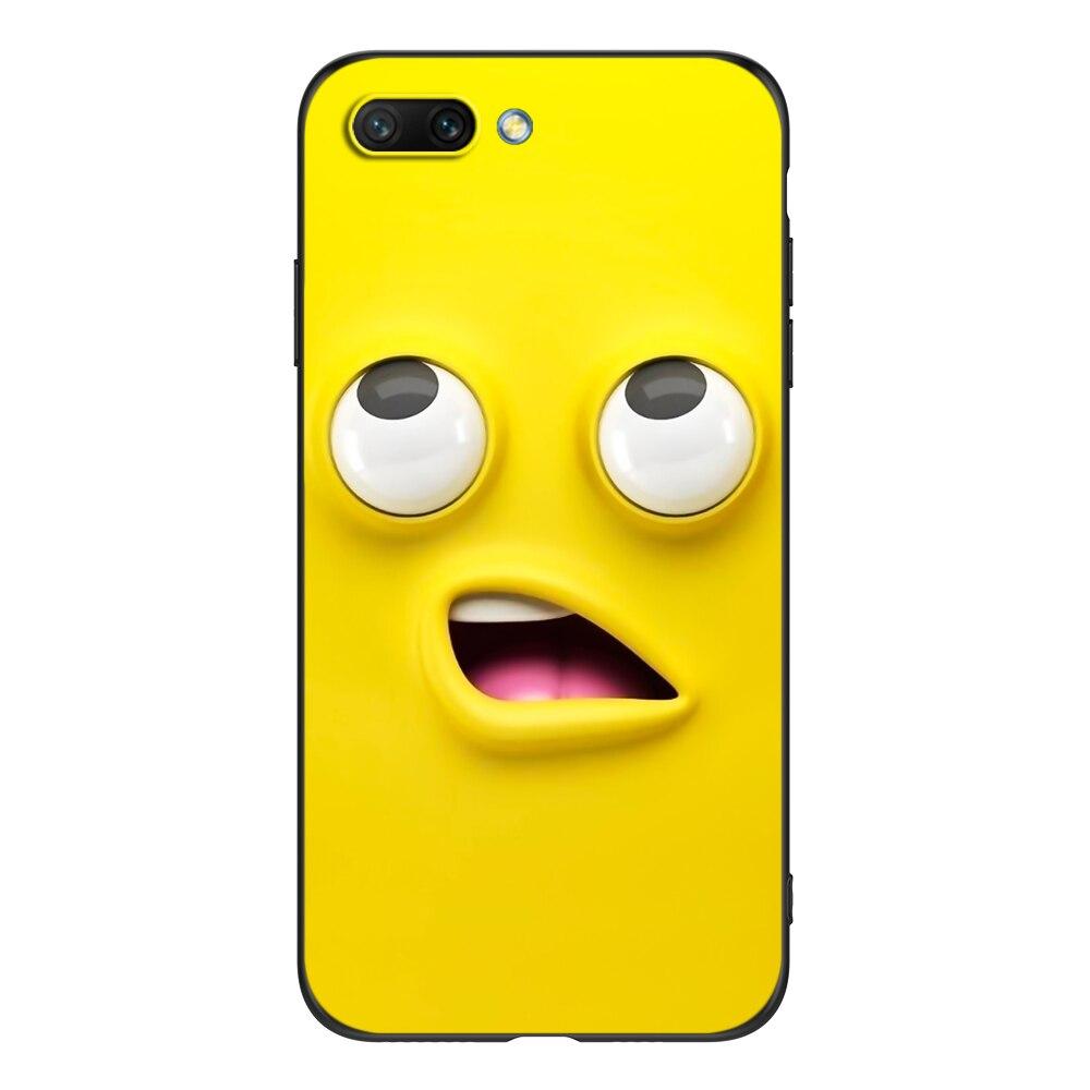 Для honor 10 чехол мягкий силиконовый чехол для телефона huawei honor 10 чехол Etui coque черный чехол tpu милый забавный