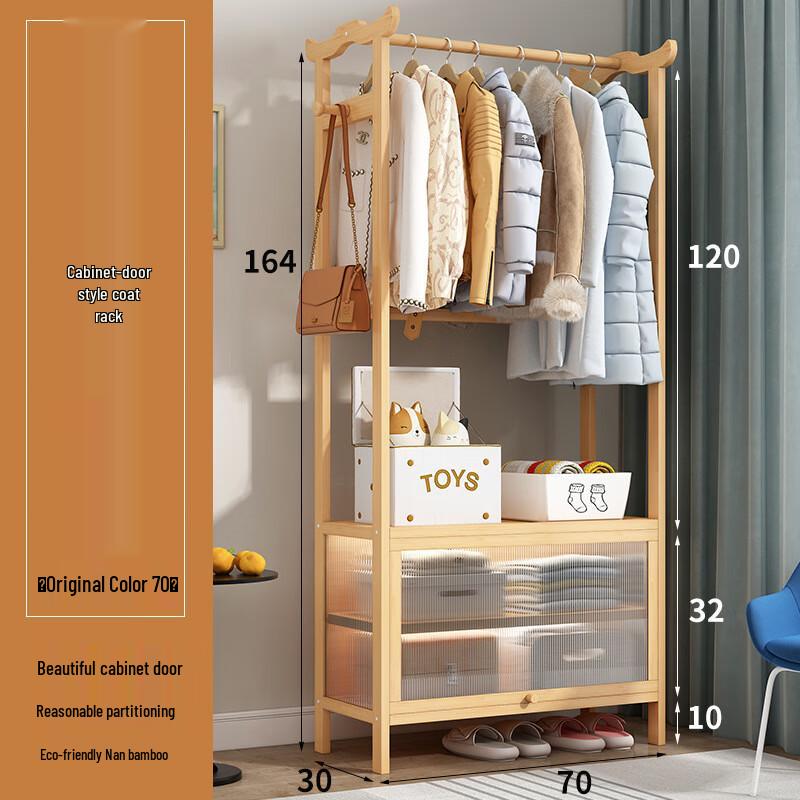 Lieve Freestanding Bedroom Coat and Bag Rack