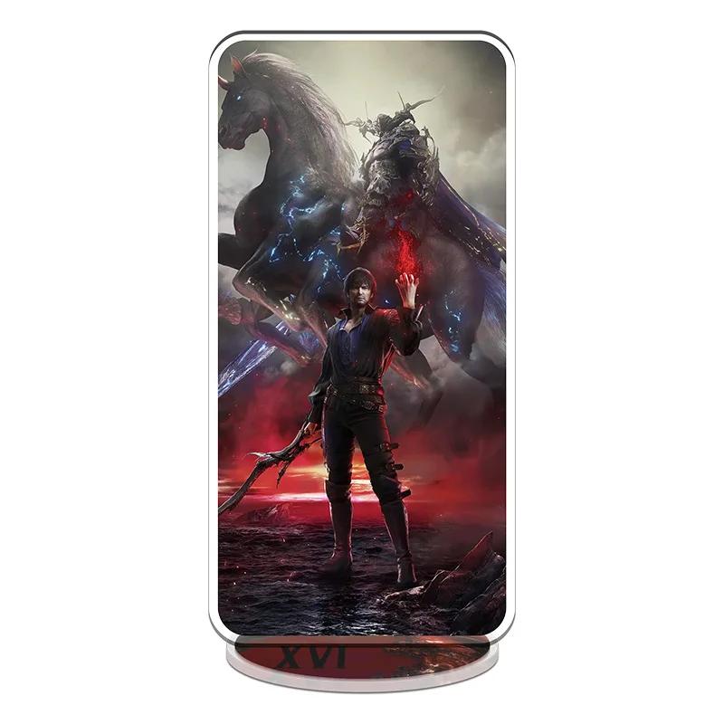 16см Фэнтези Игра Периферия КЛАЙВ-РОЗФИЛД Акриловые Стенды с Персонажами Карточные Подарки для Мальчиков Коллекция Украшение Игрушки Куклы