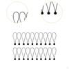 20Pcs Bungee Cord Balls Strap Multifunctional Indoor Outdoor Elastic Tarp Tie for Awing