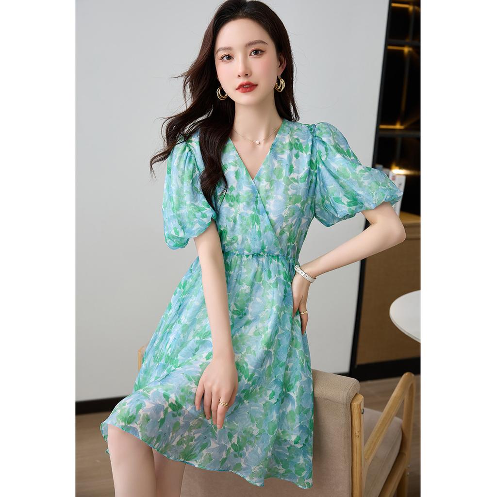 25 Year Summer Short-Sleeved Tencel Dress