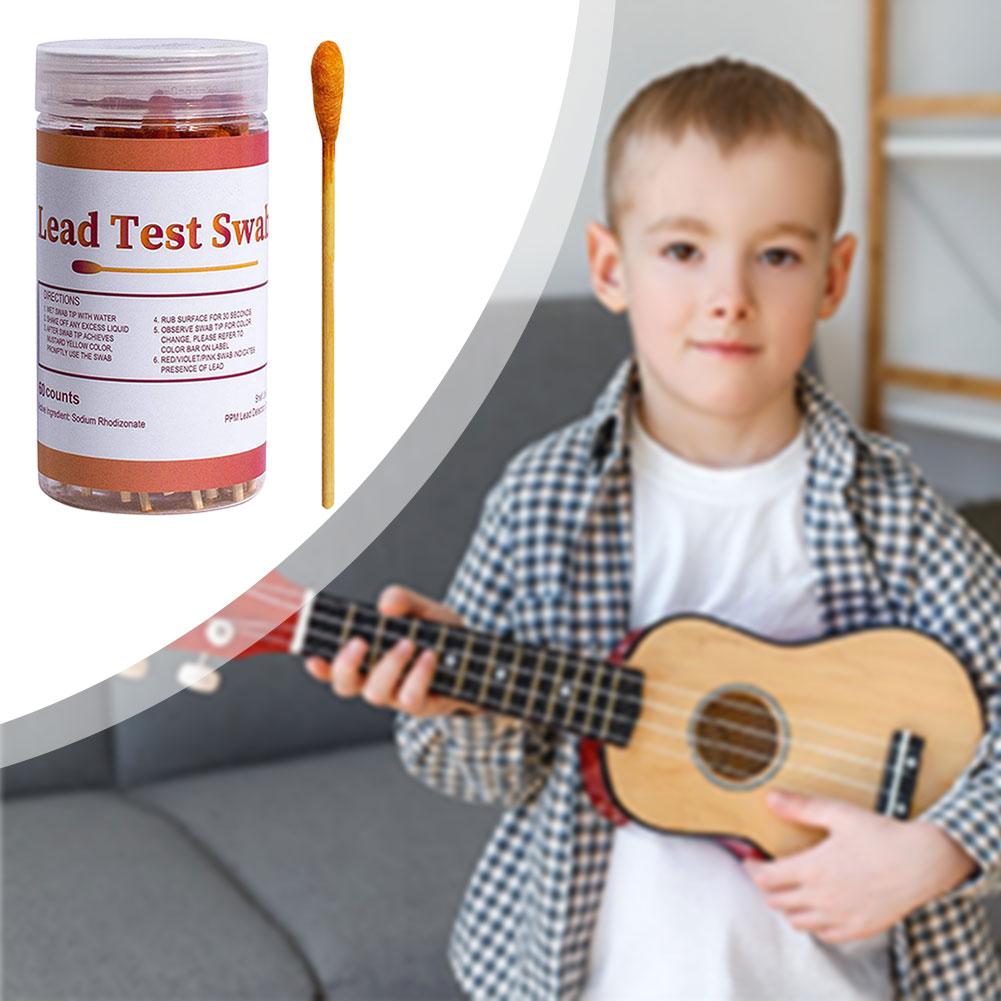 Набор тампонов для проверки на свинец, 60 шт. тампонов для проверки на свинец, домашний набор для проверки на свинец, тампоны для проверки на свинец, полоски для проверки на свинец, инструмент для улучшения