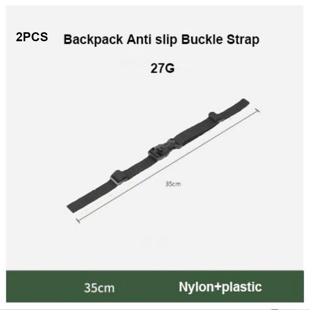 2pcs Dual Release Adult Backpack Chest Harness Strap Outdoor Camping Accessories