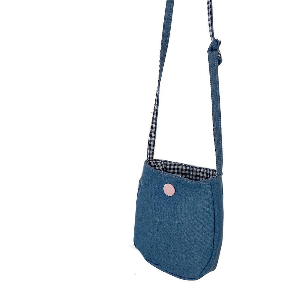 Cute Crossbody Phone Pouch Plaid Grid Shoulder Bag Casual Small Square Bag  Travel