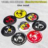 ESA4   4pcs 3D 56mm Car Wheel Center Sticker Hub Cap Decal Emblem For Fiat Abarth 500 Ducato Panda Talento Linea Idea Spider Cronos
