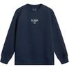Li Ning Sports Lifestyle Series Casual Comfortable Pullover Sweatshirt Men Sweatshirt Deep-Navy-Blue AWDU711-4