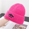 Вязаная шапка для женщин Осень-зима Модные этикетки Теплая шапка Маленькое лицо Универсальная шапка для пар Шапки и кепки (унисекса)