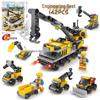 Совместимая модель LEGO Ракета Уличная сцена 6-в-1 Игрушка для детей